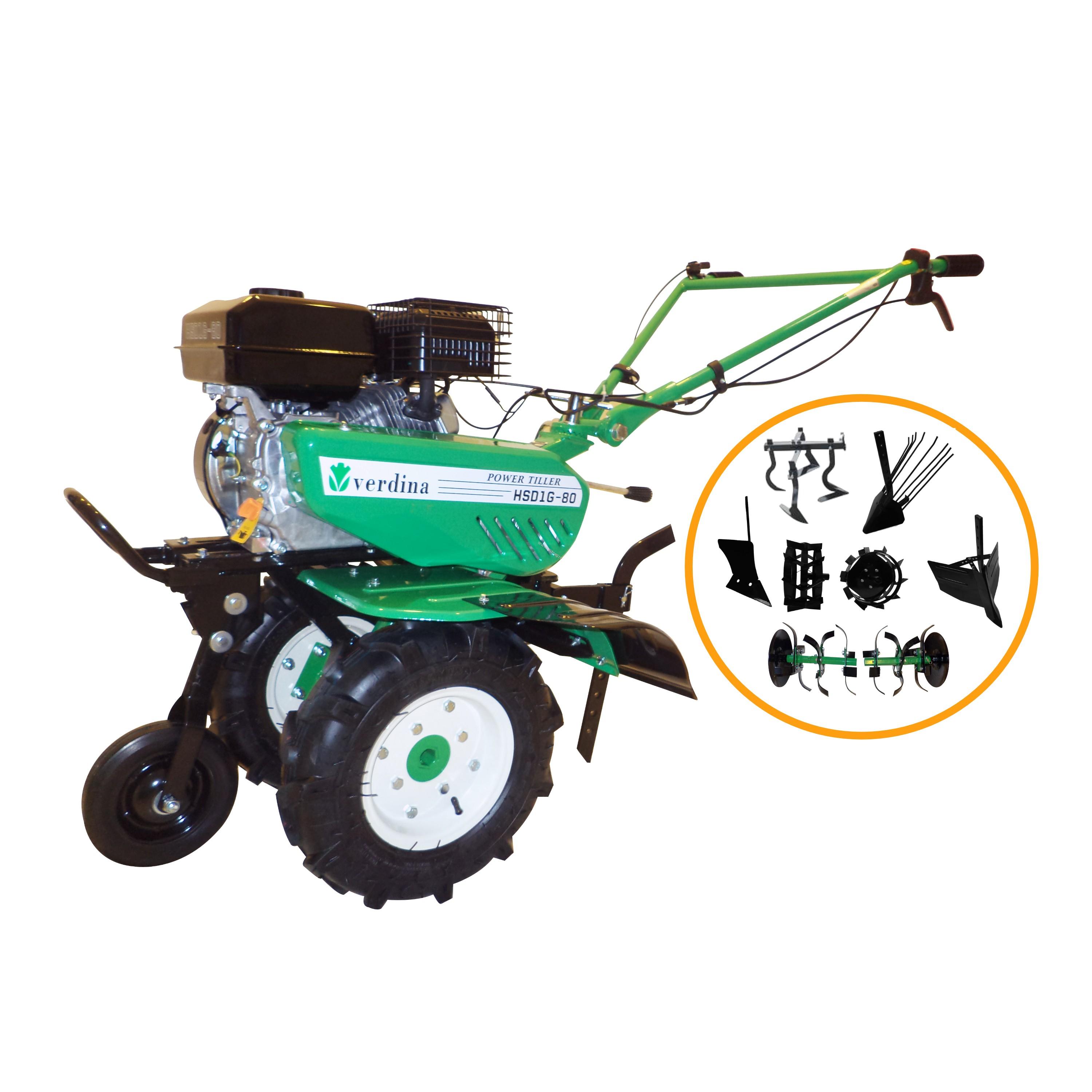 Motocultor Verdina 7 CP + set 5 accesorii