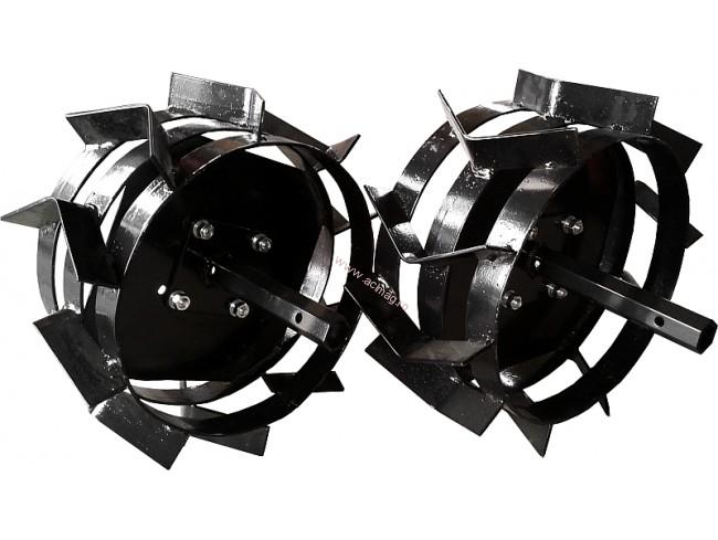 Set ROTI METALICE, 5.00 - 12, PENTRU MOTOCULTOR, ROTAKT