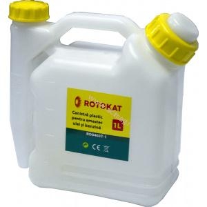 Canistra ROTAKT 1L plastic - amestec ulei si benzina